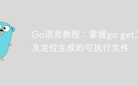 Go语言教程：掌握go get工具及定位生成的可执行文件