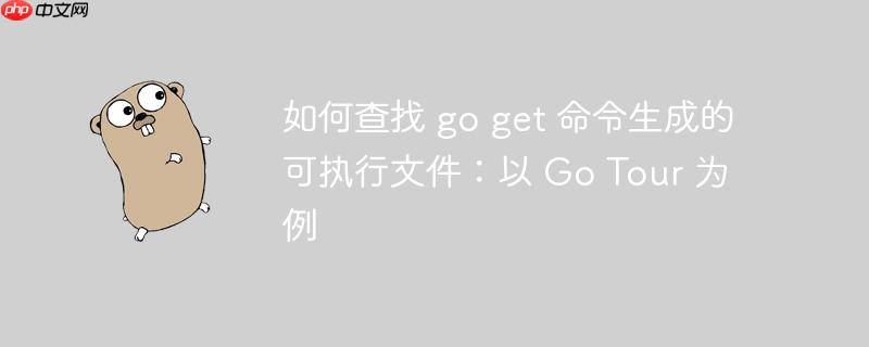 如何查找 go get 命令生成的可执行文件：以 Go Tour 为例