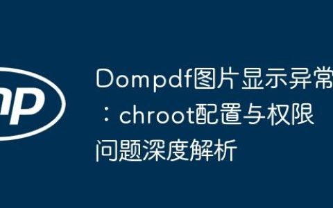 Dompdf图片显示异常：chroot配置与权限问题深度解析