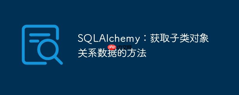 sqlalchemy:获取子类对象关系数据的方法