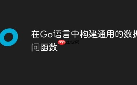 在Go语言中构建通用的数据访问函数