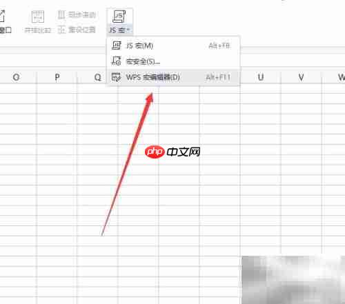 WPS宏编辑器位置指南