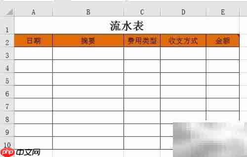 Excel记账入门:轻松做财务系统