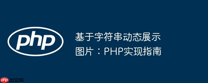 基于字符串动态展示图片:php实现指南