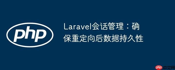 Laravel会话管理:确保重定向后数据持久性