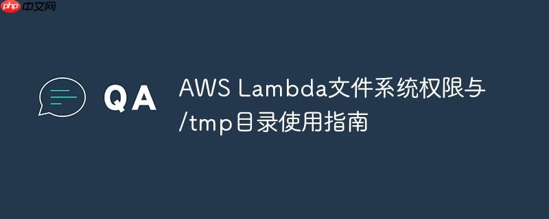 AWS Lambda文件系统权限与/tmp目录使用指南