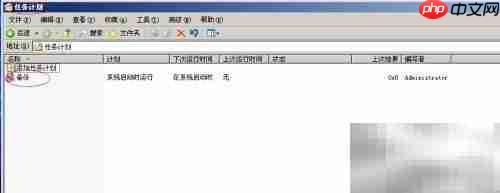Win Server 2003任务计划设置