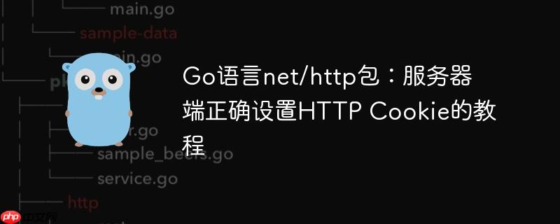 Go语言net/http包:服务器端正确设置HTTP Cookie的教程