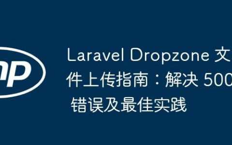 Laravel Dropzone 文件上传指南：解决 500 错误及最佳实践