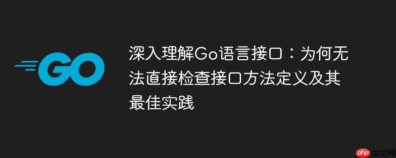 深入理解Go语言接口:为何无法直接检查接口方法定义及其最佳实践