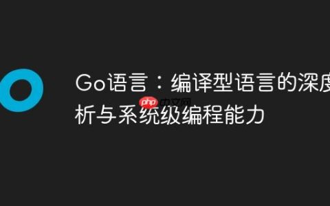 Go语言：编译型语言的深度解析与系统级编程能力