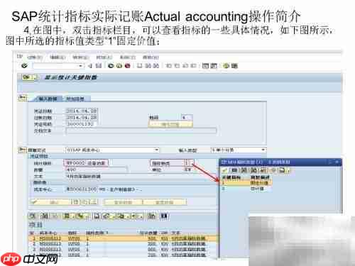 SAP实际记账操作指南