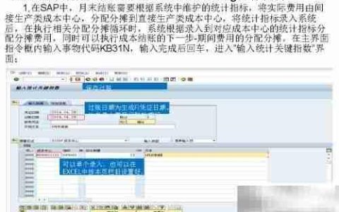 SAP实际记账操作指南