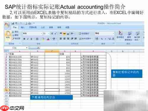 SAP实际记账操作指南