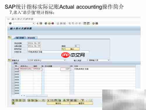 SAP实际记账操作指南