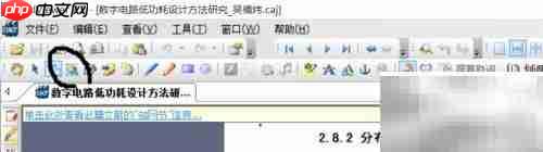 CAJ Viewer截图使用技巧