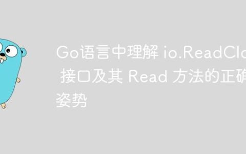 Go语言中理解 io.ReadCloser 接口及其 Read 方法的正确姿势