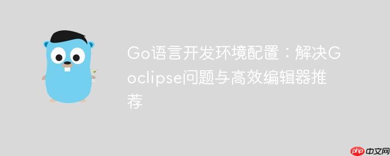 Go语言开发环境配置:解决Goclipse问题与高效编辑器推荐