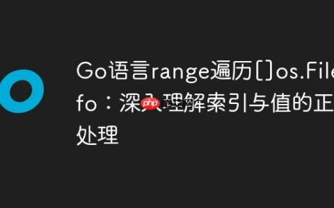 Go语言range遍历[]os.FileInfo：深入理解索引与值的正确处理