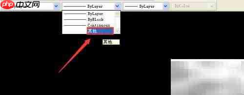 CAD 2004线型设置方法