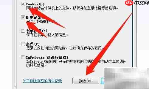IE8删除方法