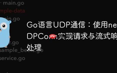 Go语言UDP通信：使用net.UDPConn实现请求与流式响应处理