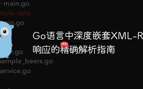 Go语言中深度嵌套XML-RPC响应的精确解析指南