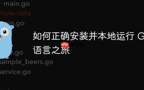 如何正确安装并本地运行 Go 语言之旅