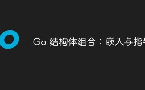 Go 结构体组合：嵌入与指针
