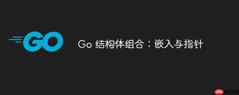 go 结构体组合:嵌入与指针