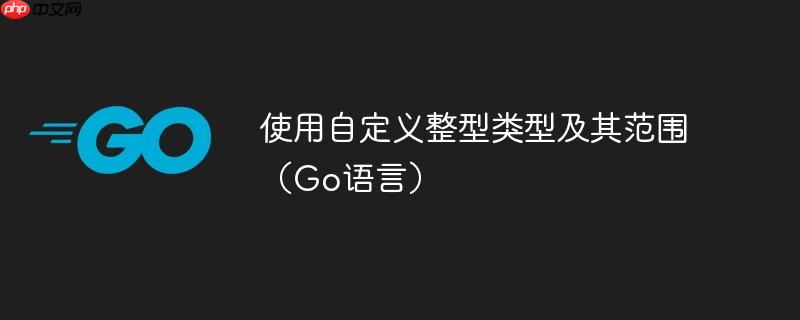 使用自定义整型类型及其范围(go语言)