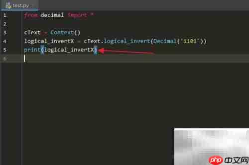 Python中Context类逻辑取反方法