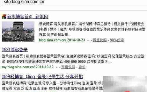 高级搜索指令site用法详解