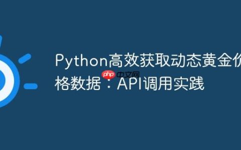 Python高效获取动态黄金价格数据：API调用实践