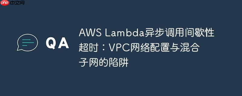 AWS Lambda异步调用间歇性超时:VPC网络配置与混合子网的陷阱