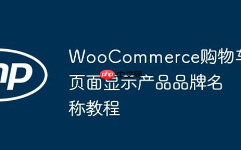 WooCommerce购物车页面显示产品品牌名称教程