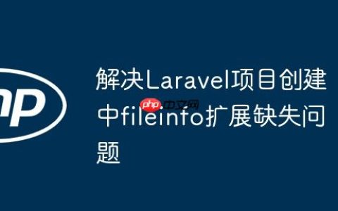解决Laravel项目创建中fileinfo扩展缺失问题