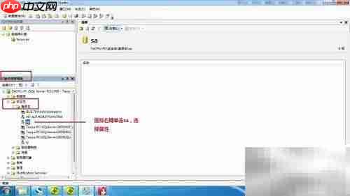 为SQL Server 2005的sa设密码