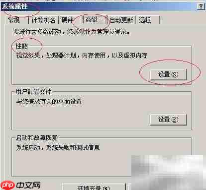 Win Server 2003视觉效果设置