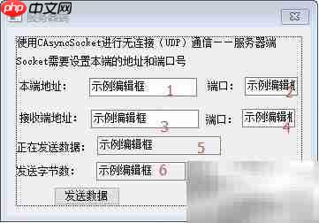MFC中UDP网络编程入门