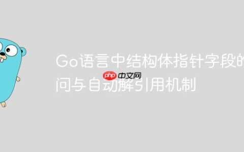 Go语言中结构体指针字段的访问与自动解引用机制