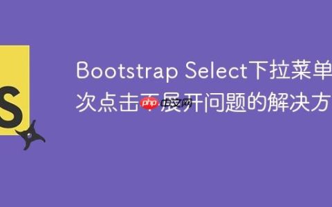 Bootstrap Select下拉菜单首次点击不展开问题的解决方案