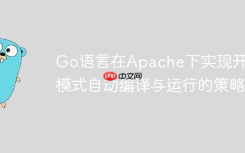 Go语言在Apache下实现开发模式自动编译与运行的策略