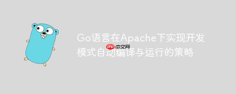 Go语言在Apache下实现开发模式自动编译与运行的策略
