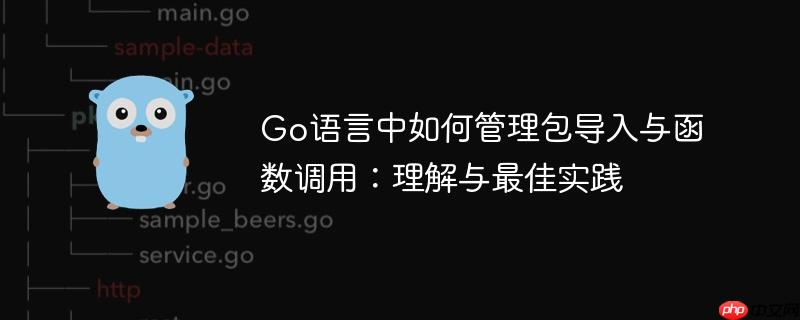 Go语言中如何管理包导入与函数调用:理解与最佳实践