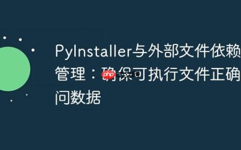 PyInstaller与外部文件依赖管理：确保可执行文件正确访问数据