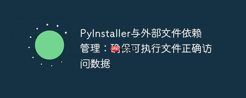 pyinstaller与外部文件依赖管理:确保可执行文件正确访问数据