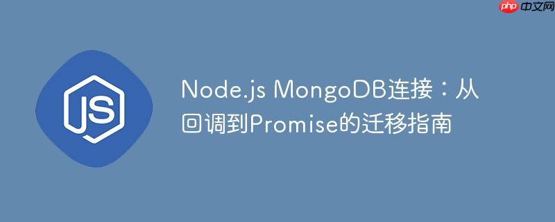 Node.js MongoDB连接:从回调到Promise的迁移指南