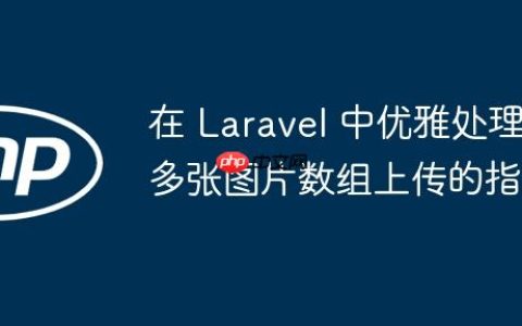 在 Laravel 中优雅处理多张图片数组上传的指南