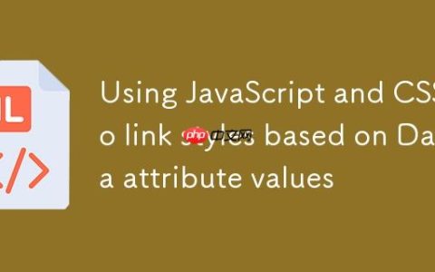 使用JavaScript和CSS根据Data属性值联动样式